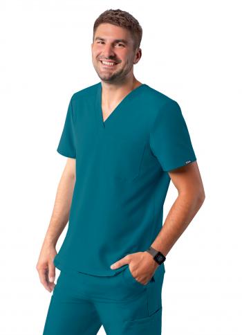 Men's Addition by Adar V Neck Scrub Top A6006