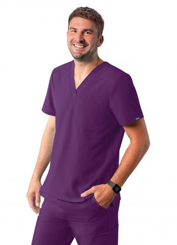 Men's Addition by Adar V Neck Scrub Top A6006