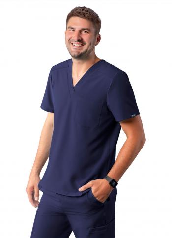 Men's Addition by Adar V Neck Scrub Top A6006