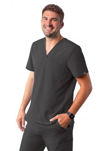 Men's Addition by Adar V Neck Scrub Top A6006