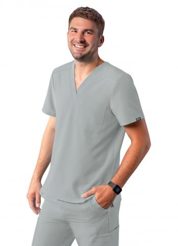 Men's Addition by Adar V Neck Scrub Top A6006