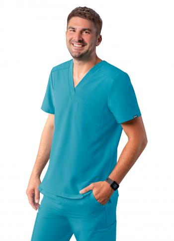 Men's Addition by Adar V Neck Scrub Top A6006
