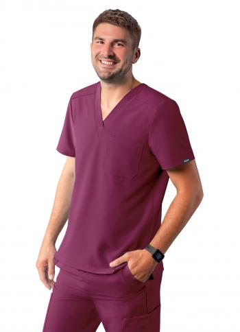 Men's Addition by Adar V Neck Scrub Top A6006