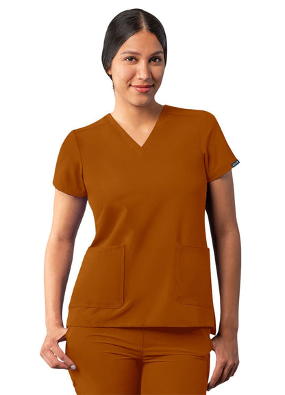 Women's Addition by Adar Modern V-Neck Scrub Top A6008
