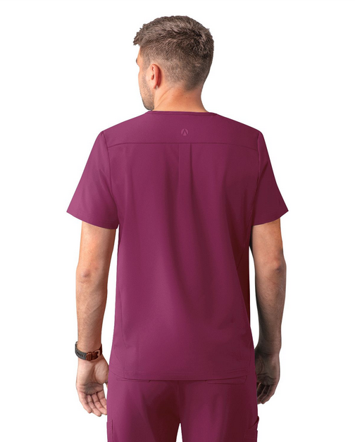 Men's Addition by Adar Modern V Neck Scrub Top A6010