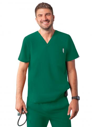 Men's Addition by Adar Modern V Neck Scrub Top A6010