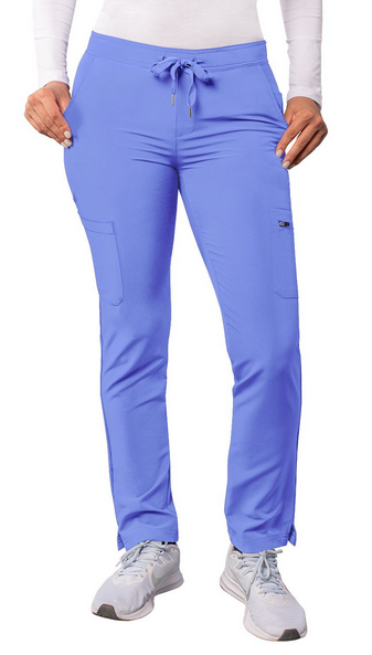 Adar Women's Addition Skinny Cargo Scrub Pant A6104