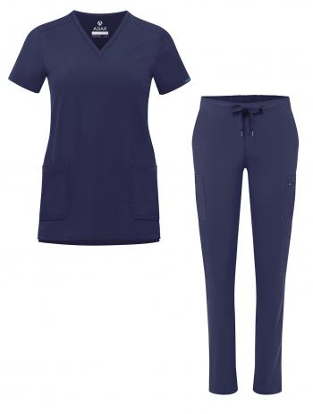 Adar A9200 Navy Scrub Set