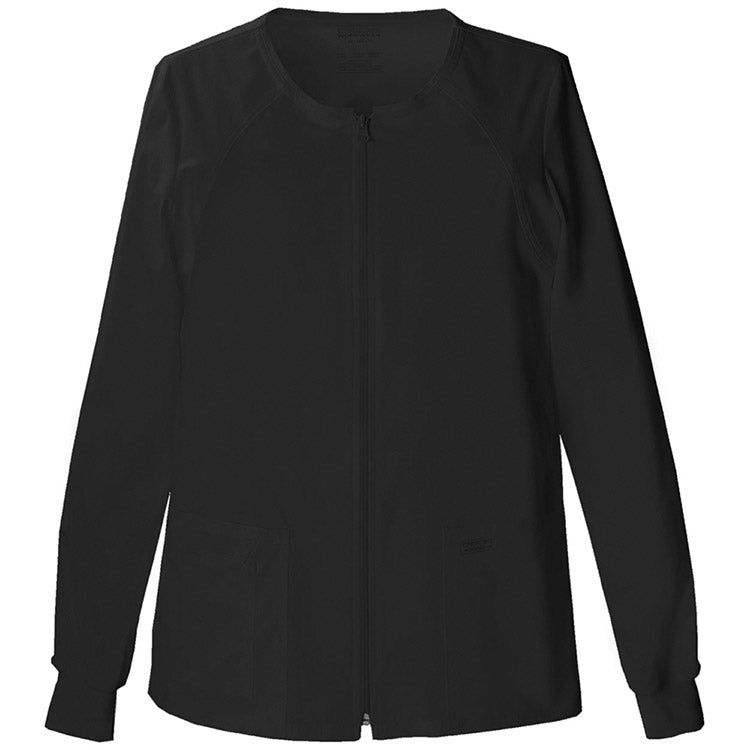 Cherokee Core Stretch Women's Zipper Front Warm Up Jacket 4315