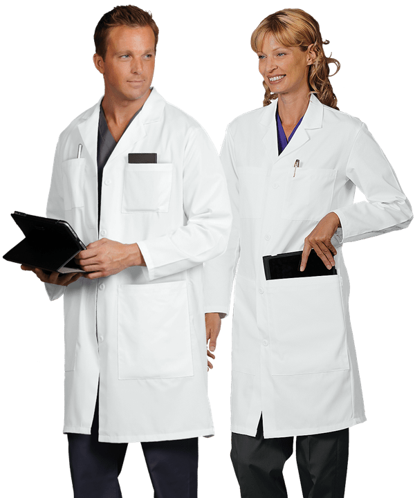 Fashion Seal Six Pocket 41" Lab Coat 1475