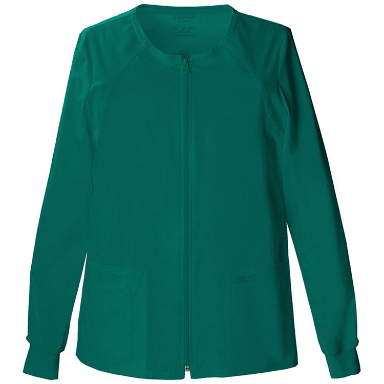 Cherokee Core Stretch Women's Zipper Front Warm Up Jacket 4315
