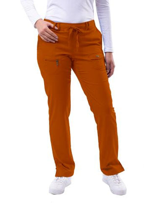 Adar Women's Pro Collection Slim Fit 6 Pocket Scrub Pant P4100