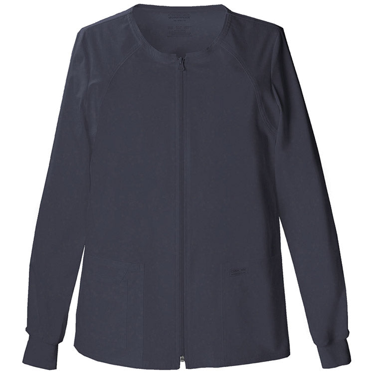 Cherokee Core Stretch Women's Zipper Front Warm Up Jacket 4315