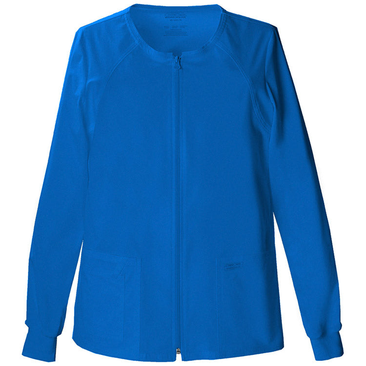 Cherokee Core Stretch Women's Zipper Front Warm Up Jacket 4315