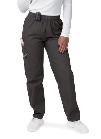 Sivvan by Adar Women's Elastic Drawstring Cargo Scrub Pant S8200