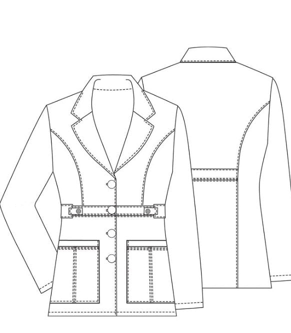 Women's 28" Tab-Waist Adar Lab Coat 3300