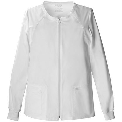 Cherokee Core Stretch Women's Zipper Front Warm Up Jacket 4315