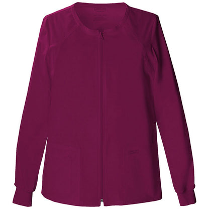 Cherokee Core Stretch Women's Zipper Front Warm Up Jacket 4315